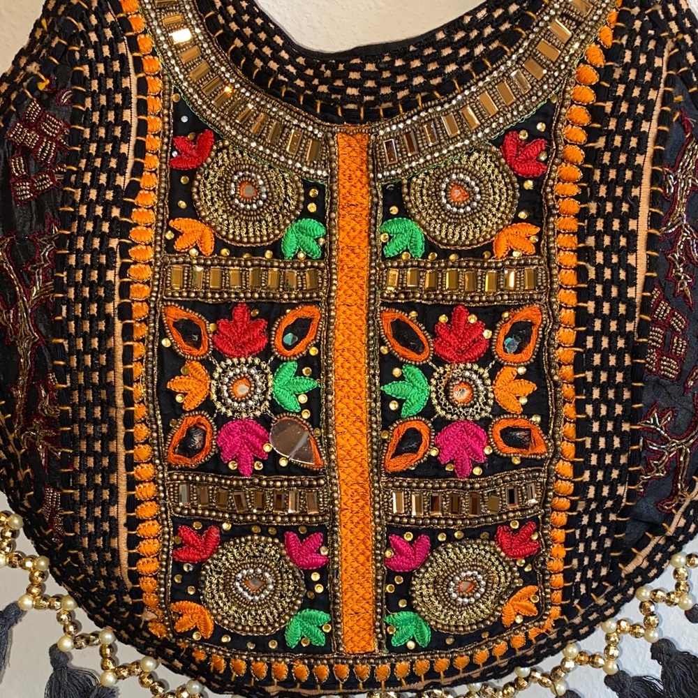 Embroidered Multicolor Boho Bag - Picture 3 of 11